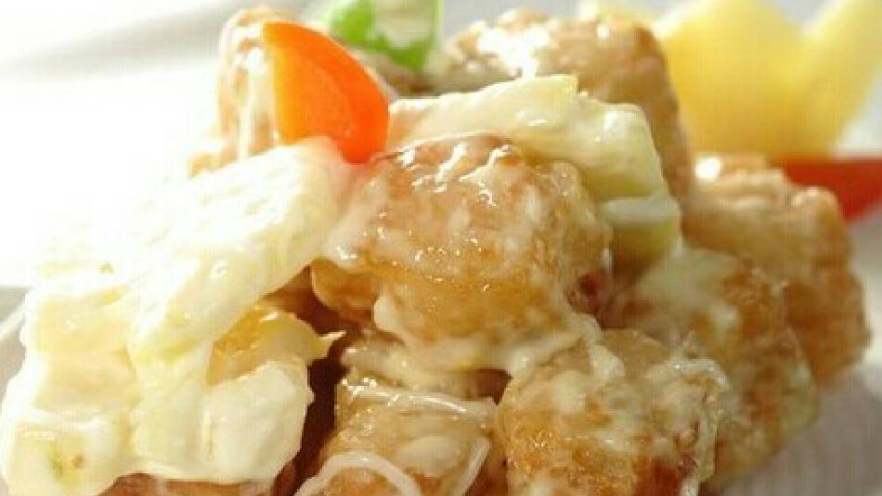菠萝油条虾