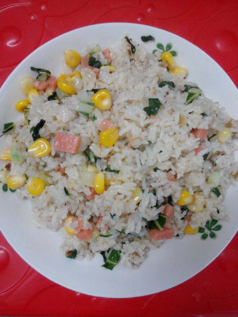 素炒花饭