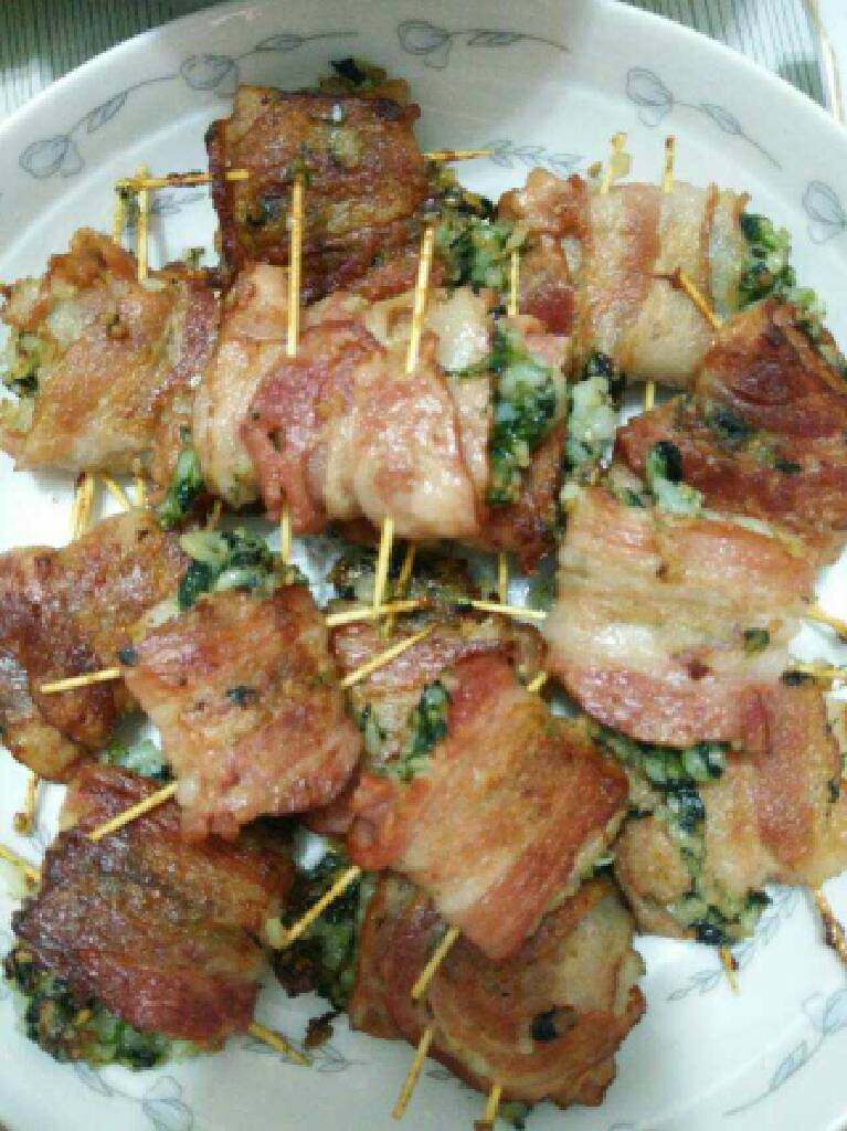 #年夜饭#香煎培根卷