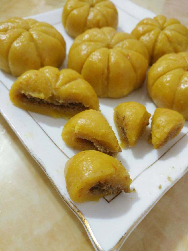 糯米小南瓜,Q弹香甜,真好吃!