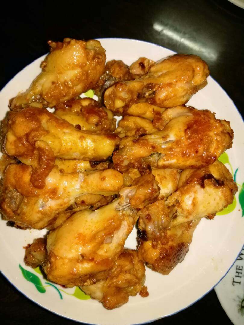 平底锅奥尔良烤鸡腿