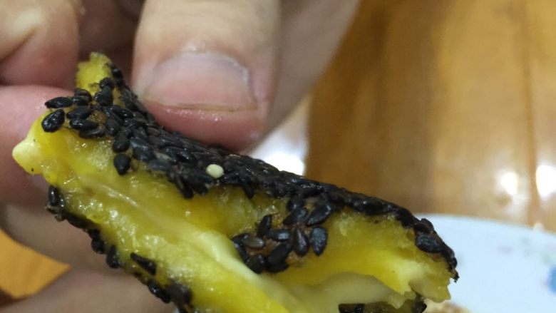 南瓜饼香酥啊,芝士馅的有没有很美味