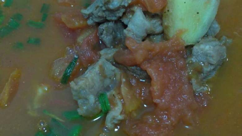 西红柿顿牛肉／牛腩