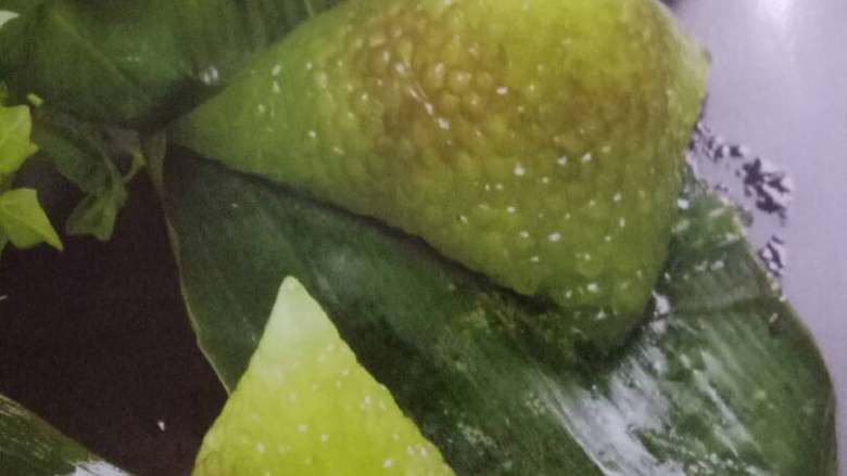 菌香翡翠西米粽