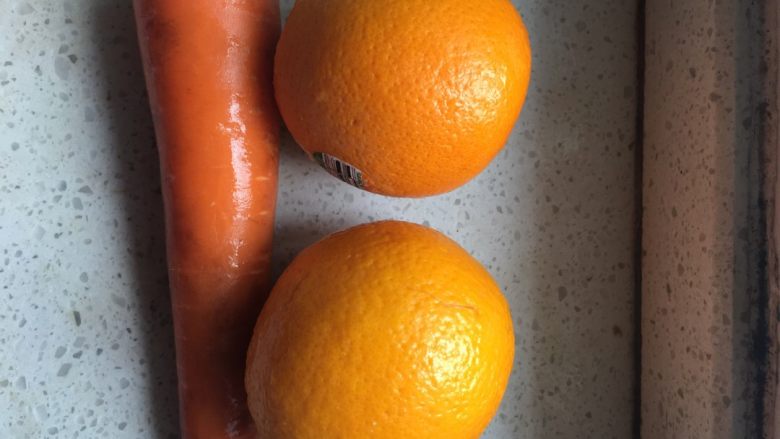 胡萝卜橙汁,原材料