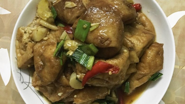 酸辣油炸豆腐