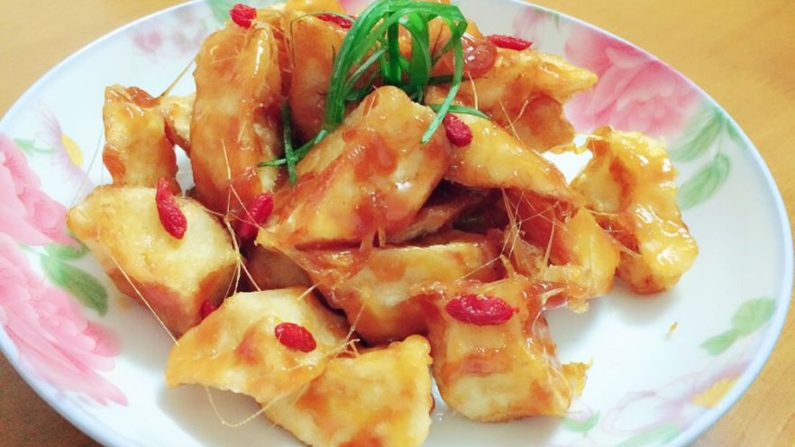 拔丝土豆（土豆变身了）