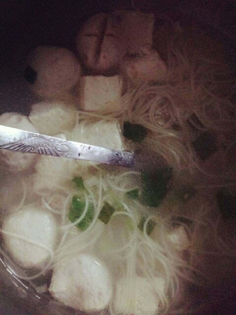 葱香干贝面
