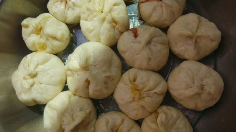 红豆包肉包,熟了,搞定!