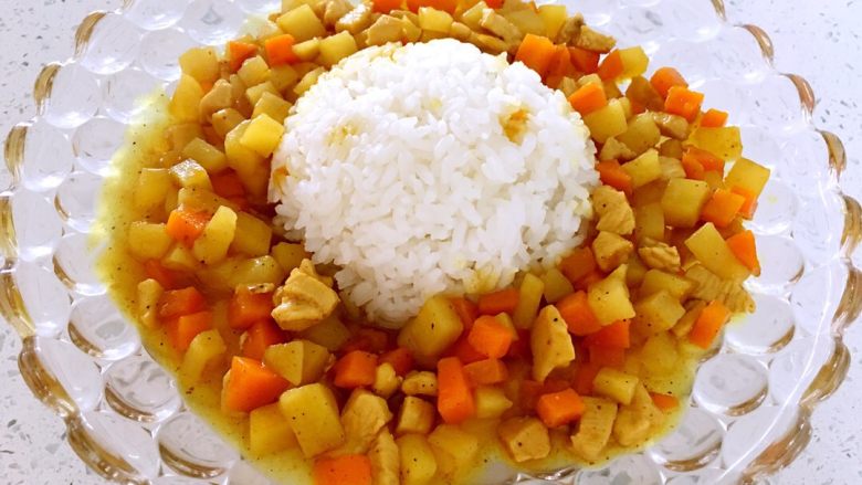 鸡肉咖喱饭