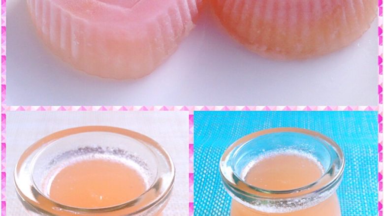 葡萄牛奶布丁,成品展示：牛奶与QQ糖密度不一样，冻结后很好看哟！QQ糖什么口味布丁就什么口味。