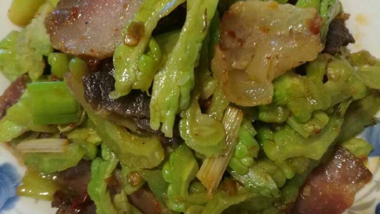 苦瓜炒腊肉_1649736275932