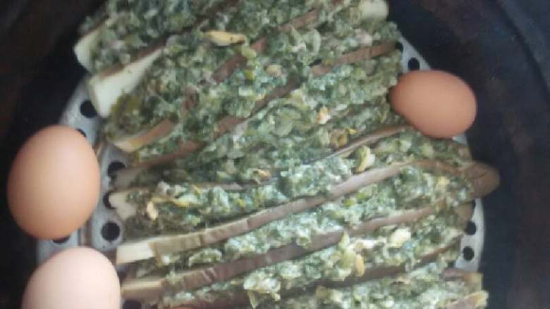 秘制蒸茄夹（不懂加微信jyp786583356）,大火烧开水 中小火蒸20分钟 关火闷5分钟 即可 