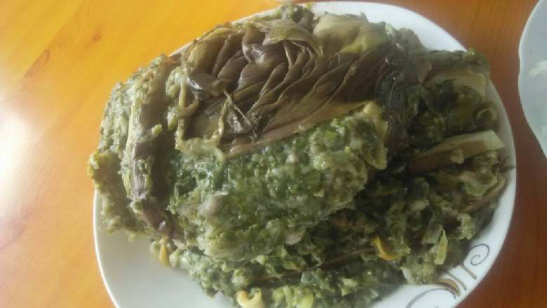 秘制蒸茄夹（不懂加微信jyp786583356）,本来挺好的 盛出来时候盛呲了 加面是为了定型 面越多越硬 不过也不能太多 口感变差