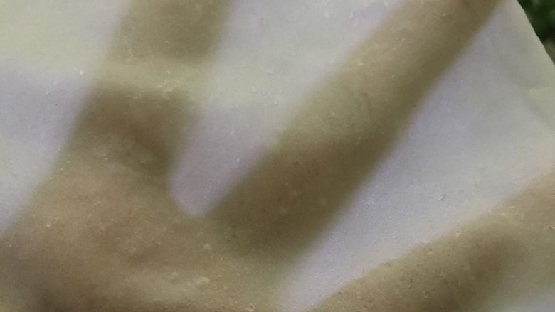 蒸薄饼,蒸好了,看很薄筋道不破