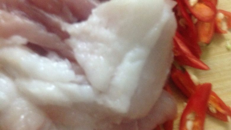 西南花炒肉,肉片