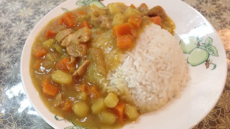 咖喱鸡肉饭,开吃喽