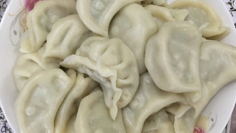 青椒猪肉饺子,可以了。