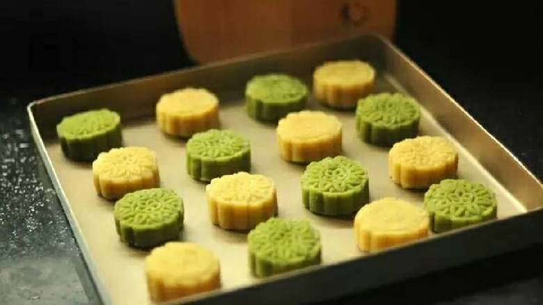 什锦绿豆糕