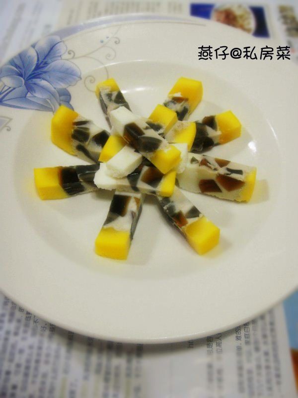 三色蒸蛋
