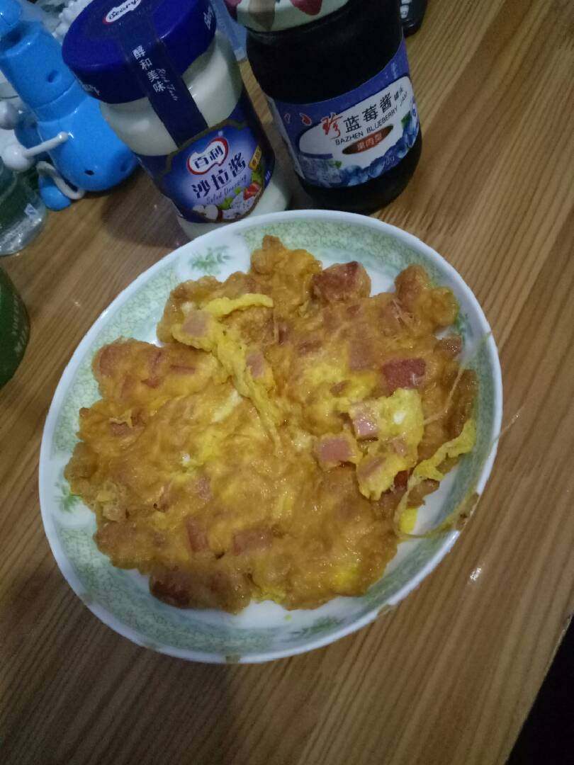 火腿鸡蛋饼