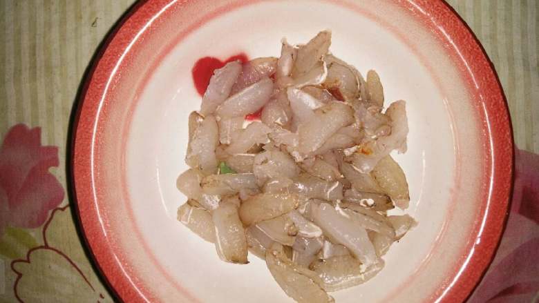 水饺,蟹腿肉解冻