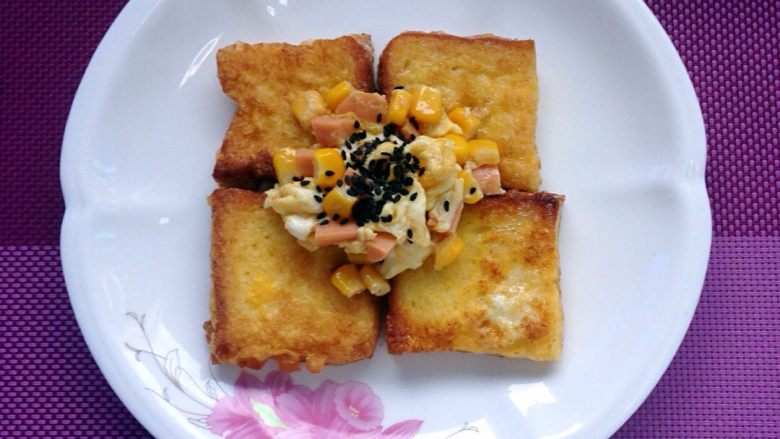 煎吐司块
