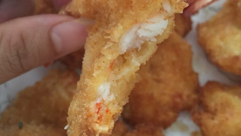 凤尾虾,虾排,美味