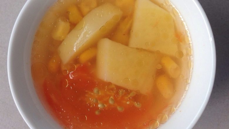 番茄土豆玉米汤