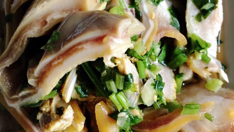 情人面,自制凉拌菜(夫妻肺片)一份备用。