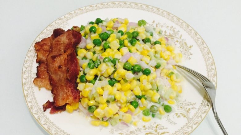 玉米培根传统沙拉