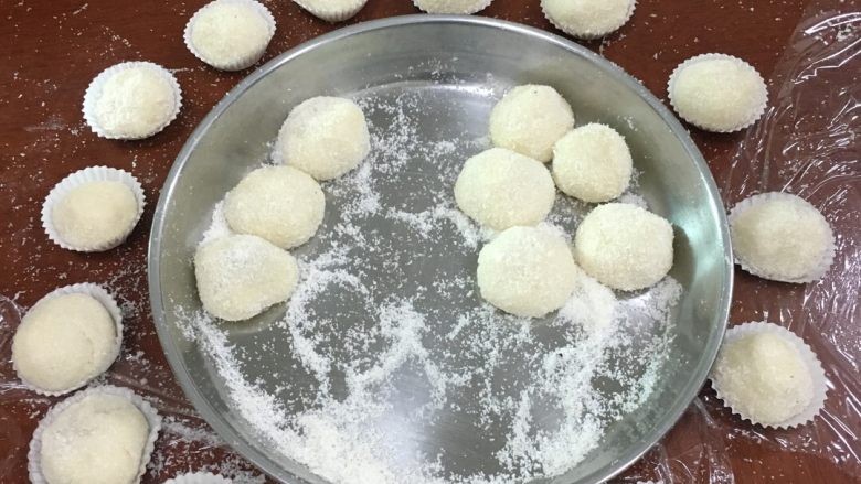 香甜可口糯米糍,登登登登........漂亮吗?