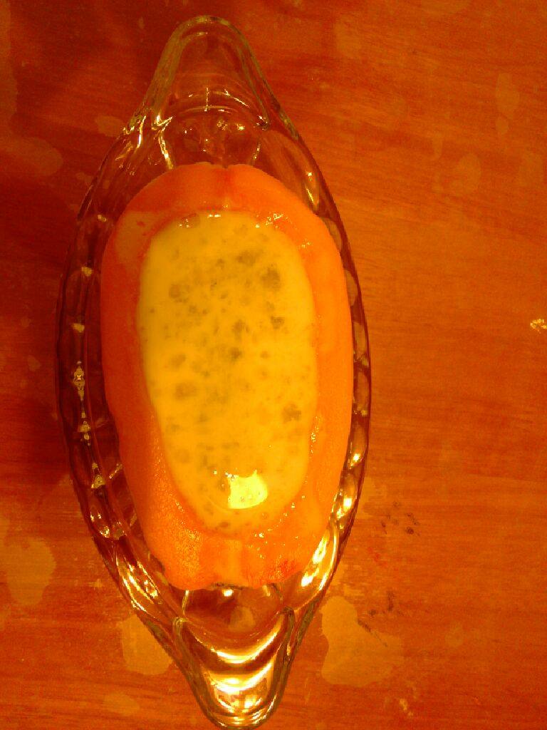 牛奶木瓜西米粥