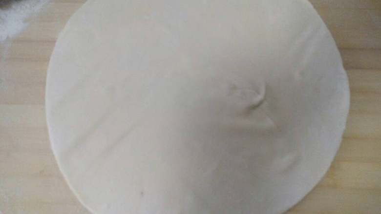 椒盐油饼（胡吃版）,擀开