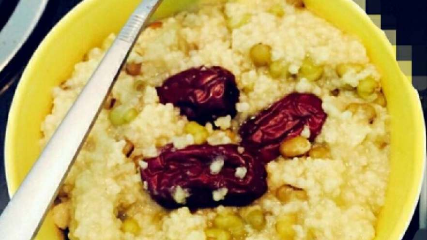 绿豆小米粥