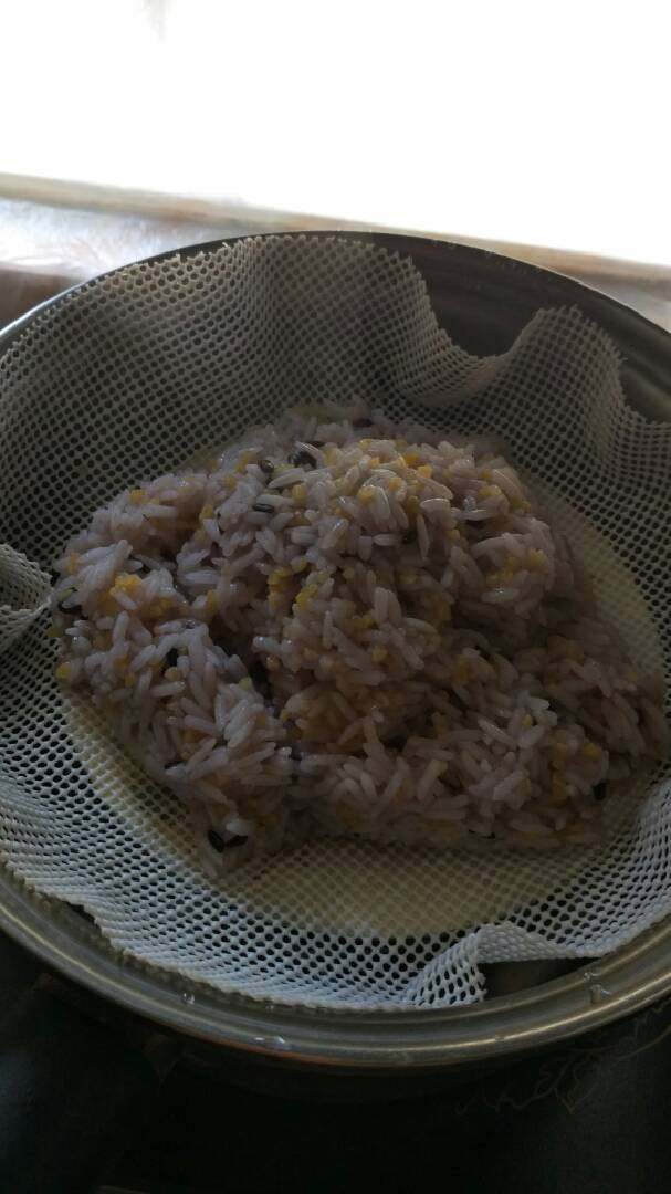 寿司青菜糊,蒸三十分钟