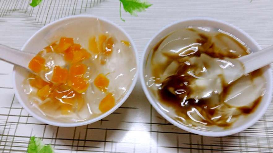 水晶白凉粉