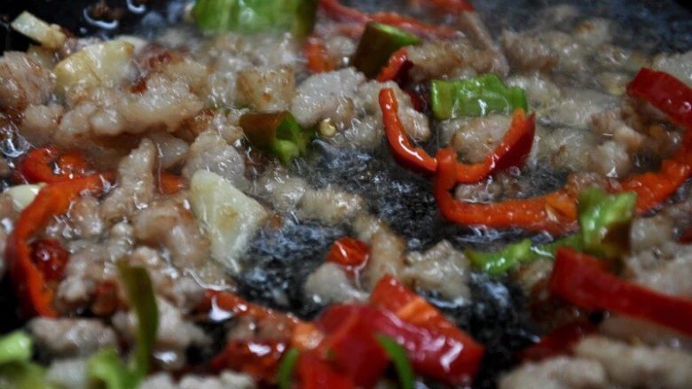 干豇豆五花肉末,直接看图