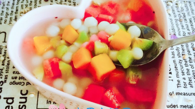 水果小汤圆#有个故事#,成品图