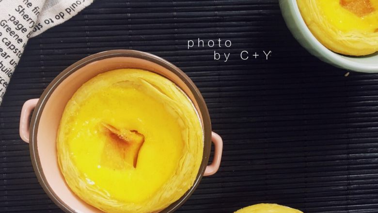 超快手的黄桃蛋挞（减糖版）