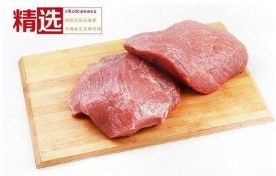 台湾风味猪肉丝,猪后腿键子肉500g新鲜,注意买回时要保证肉纤维完整性,洗净后用加水至浸没肉,内高压锅打10-12分种