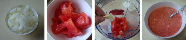 西班牙海鲜饭,<a style='color:red;display:inline-block;' href='/shicai/ 3551'>西红柿</a>去皮切丁,和蒜一起打成糊