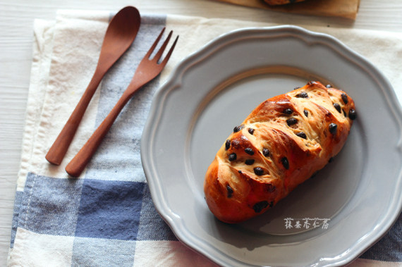 橙香巧克力面包 