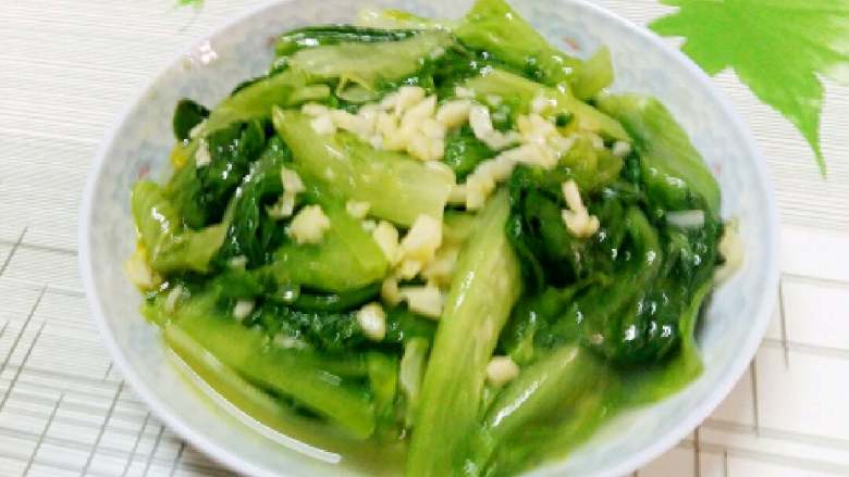 清炒生菜+#夏天的味道#