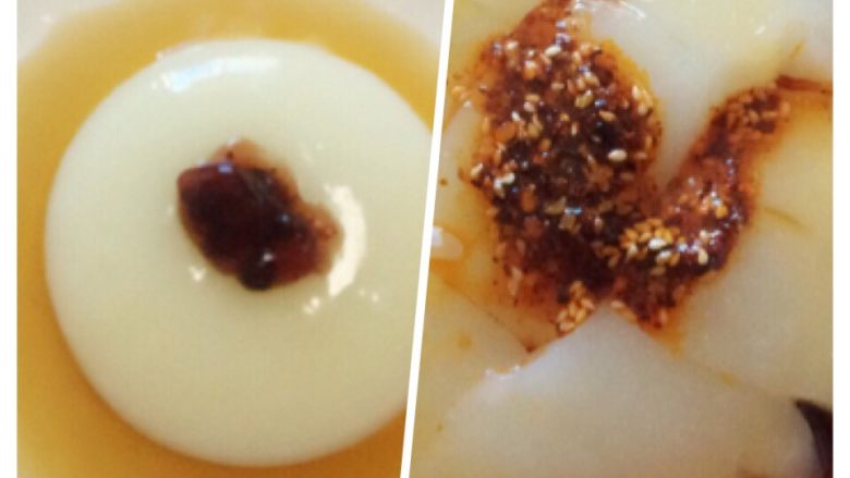精美米面凉糕“夏天的味道”,这两份凉糕都很好吃,可以满足喜欢吃甜品和酸辣爽口的每一个人。