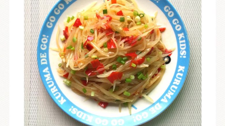 剁椒酸辣土豆丝#食材土豆#