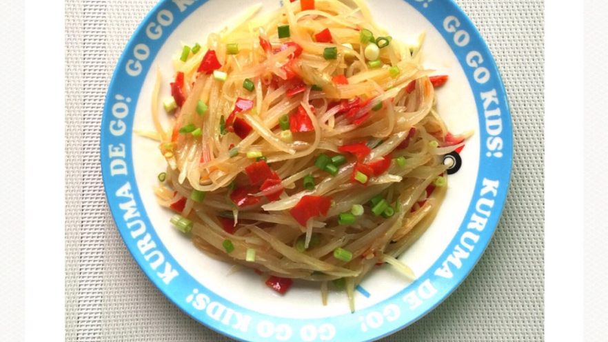 剁椒酸辣土豆丝#食材土豆#
