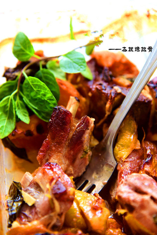【杏桃烤排骨】夏天里治愈系烤箱菜 