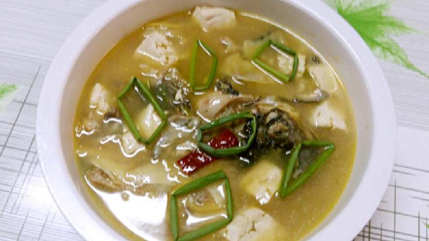 鱼头豆腐汤+#夏天的味道#