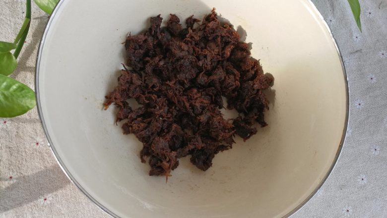 核桃仁玫瑰酥饼,我的玫瑰酱是这样子的。